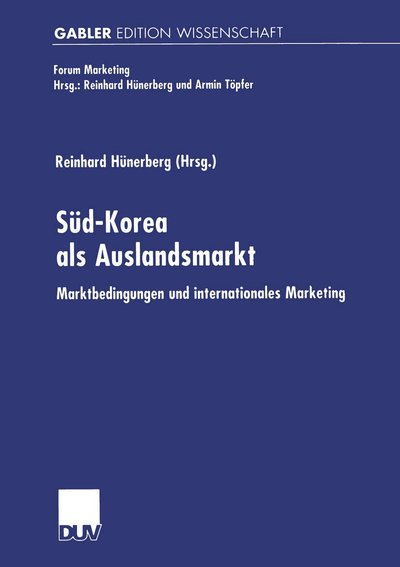 Couverture du livre : Süd-Korea als Auslandsmarkt